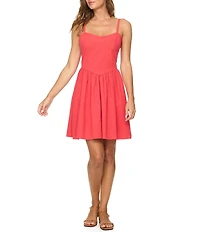 Flag and Anthem Sleeveless Florence Mini Dress