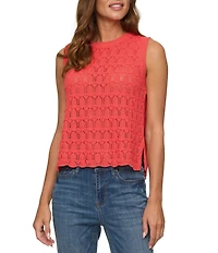 Flag and Anthem Solid Sleeveless Dale Sweater Tank