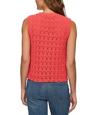 Flag and Anthem Solid Sleeveless Dale Sweater Tank