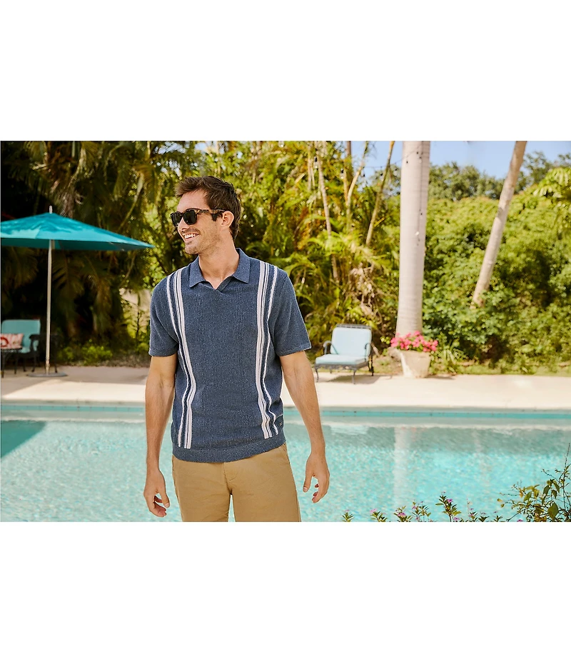 Flag and Anthem Stafford Short Sleeve Knit Polo Shirt