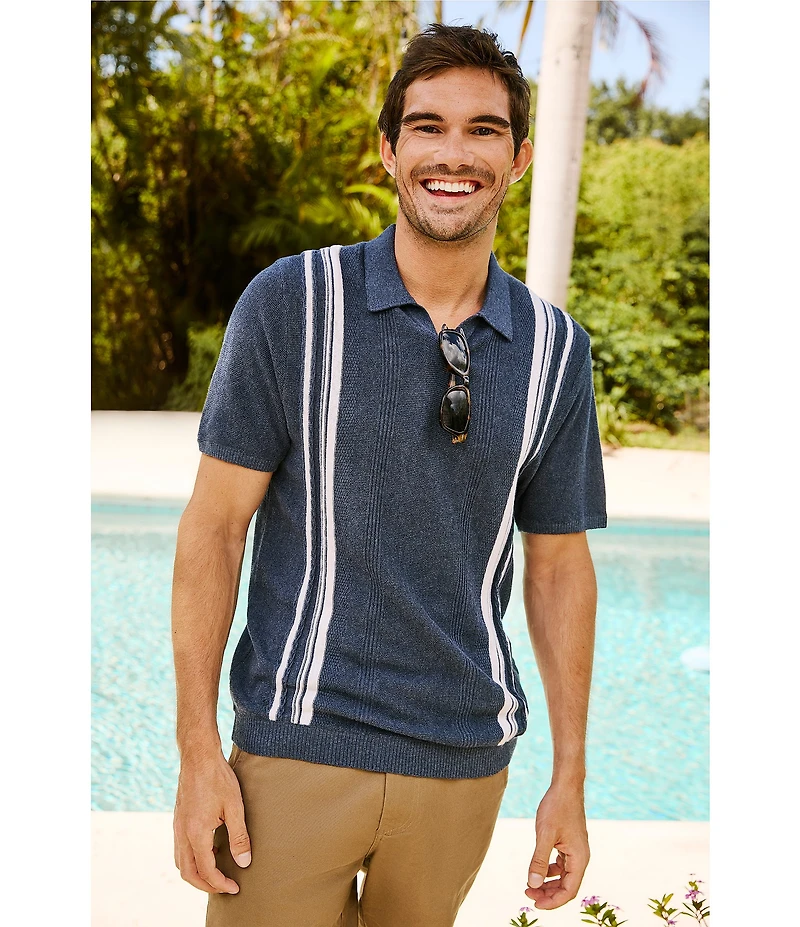 Flag and Anthem Stafford Short Sleeve Knit Polo Shirt