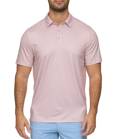 Flag and Anthem Stateline Short Sleeve Geo Print Polo