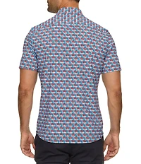 Flag and Anthem Summerville Tropical Print Short Sleeve Shirt