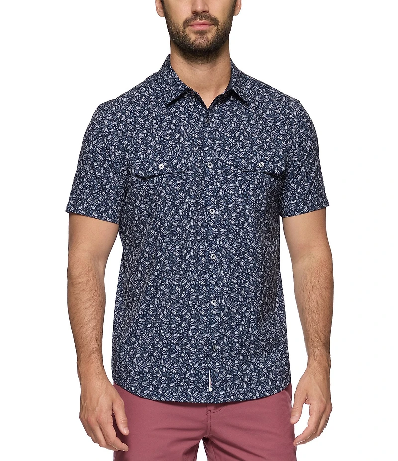 Flag and Anthem Sutherland MadeFlex UPF Performance Printed Short Sleeve Shirt