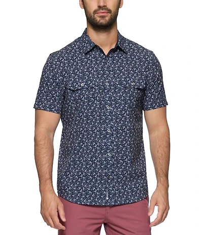 Flag and Anthem Sutherland MadeFlex UPF Performance Printed Short Sleeve Shirt