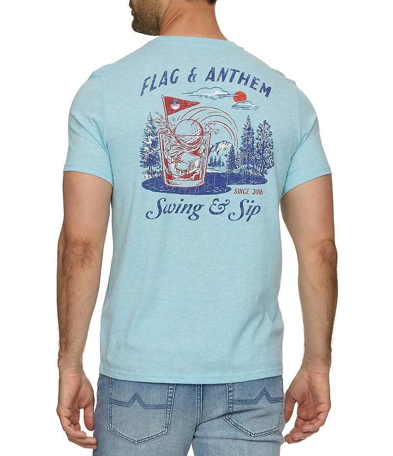 Flag and Anthem Swing & Sip Short Sleeve Tee