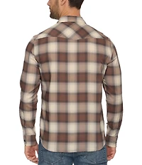 Flag and Anthem Topeka MadeFlex UPF Performance Long Sleeve Plaid Western Shirt