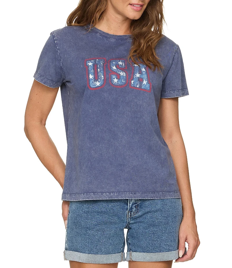 Flag and Anthem USA Knit Tee
