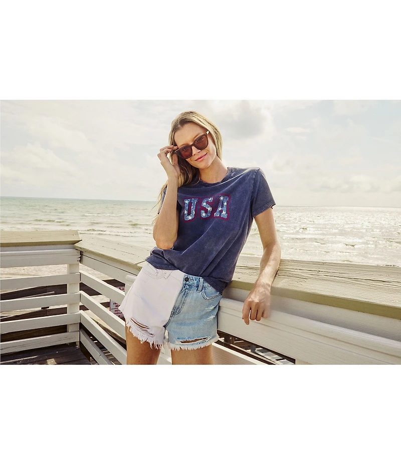 Flag and Anthem USA Knit Tee