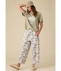Flag and Anthem Wild Rose Short Sleeve Boyfriend T-Shirt