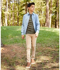 Flag LTD. Boys' Cameron Leather Slip On Oxford Sneakers (Youth)