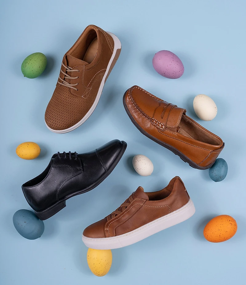 Flag LTD. Boys' Freddie Perforated Nubuck Oxfords (Toddler)