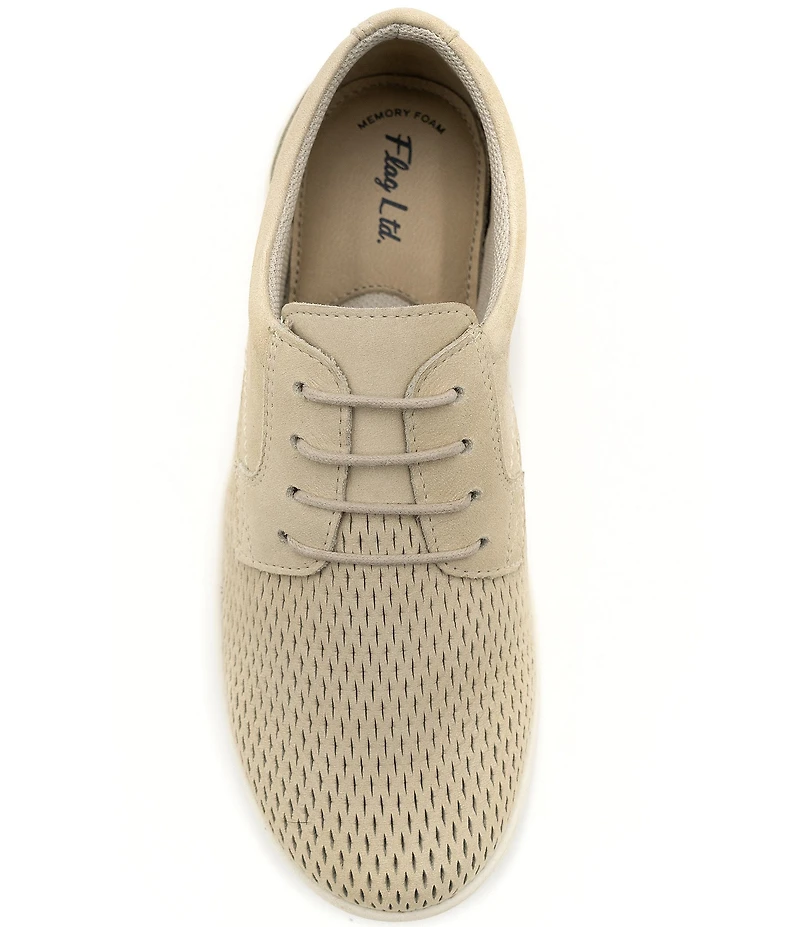 Flag LTD. Boys' Freddie Perforated Nubuck Oxfords (Youth)