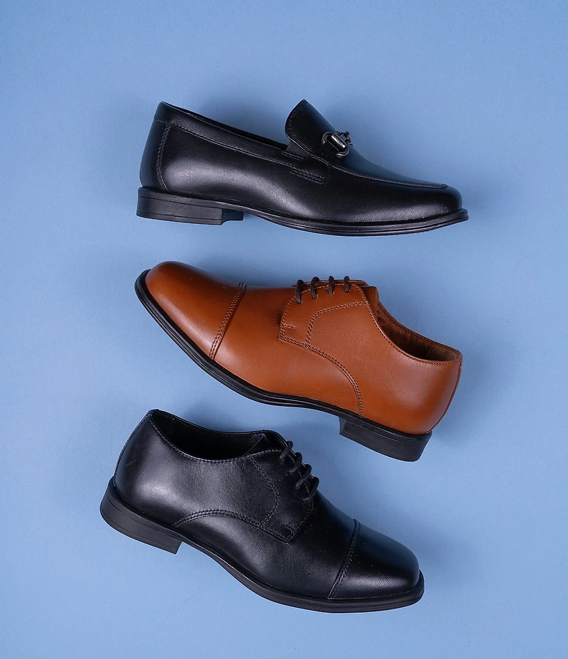 Flag LTD. Boys' Mathew Cap Toe Leather Lace Up Oxfords (Toddler)
