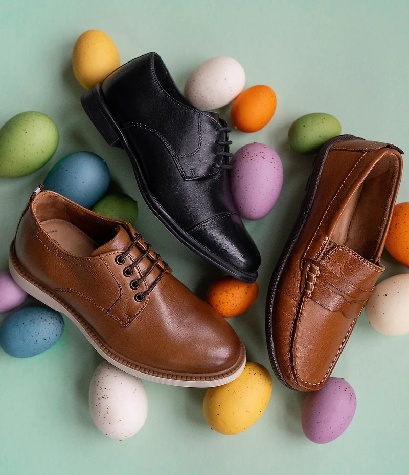 Flag LTD. Boys' Mathew Cap Toe Leather Lace Up Oxfords (Toddler)