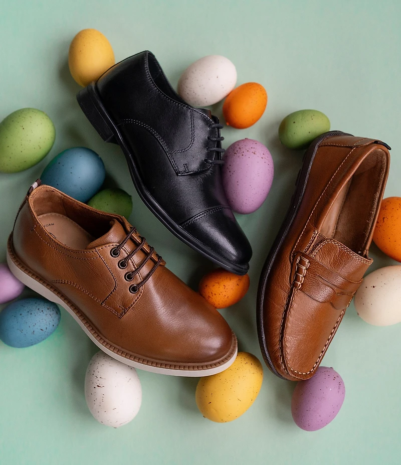 Flag LTD. Boys' Mathew Cap Toe Leather Lace Up Oxfords (Toddler)