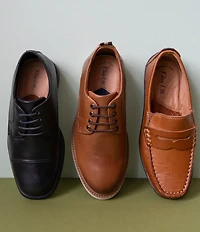 Flag LTD. Boys' Mathew Cap Toe Leather Lace Up Oxfords (Youth)