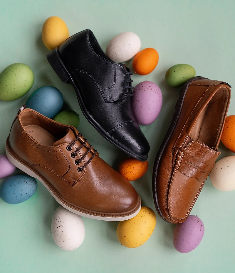 Flag LTD. Boys' Mathew Cap Toe Leather Lace Up Oxfords (Youth)