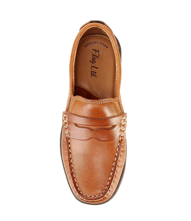 Flag LTD. Boys' Turbo Leather Penny Driver Loafers (Youth)