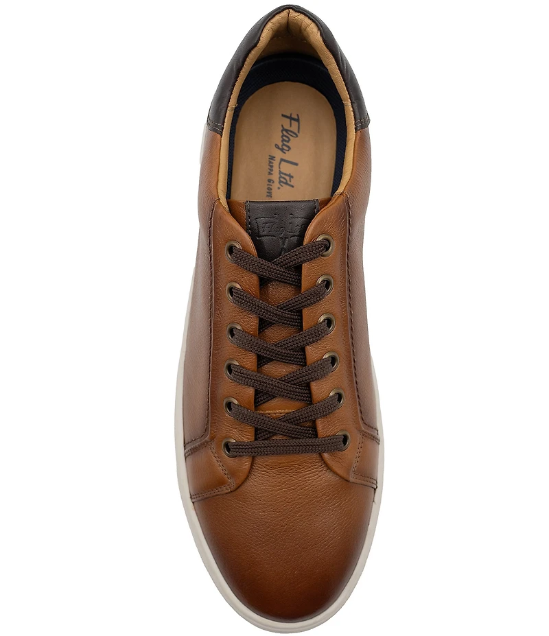 Flag LTD. Men's Becker Leather Lace-to-Toe Sneakers