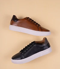 Flag LTD. Men's Becker Leather Lace-to-Toe Sneakers