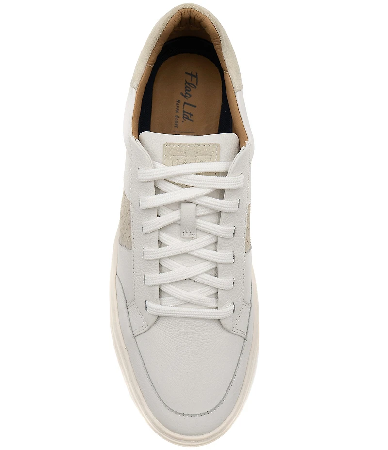 Flag LTD. Men's Becker Suede Woven Panel Sneakers