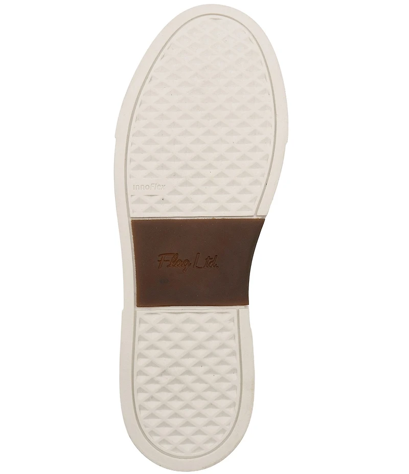 Flag LTD. Men's Becker Suede Woven Panel Sneakers