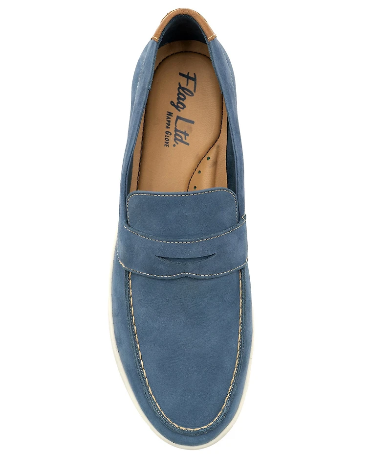 Flag LTD. Men's Belmont Nubuck Penny Loafers