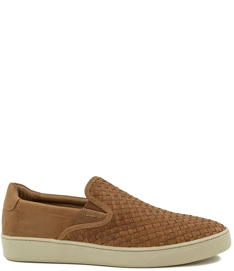 Flag LTD. Men's Cameron Woven Leather Slip On Sneakers