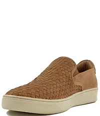 Flag LTD. Men's Cameron Woven Leather Slip On Sneakers