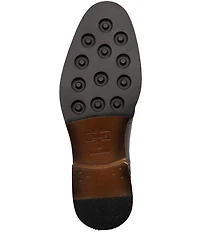 Flag LTD. Men's Copley Suede and Leather Brogue Detail Saddle Dress Oxfords