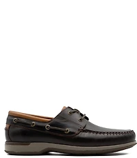 Flag LTD. Men's Delmar Lace Waterproof Leather 2-Eye Boat Shoes