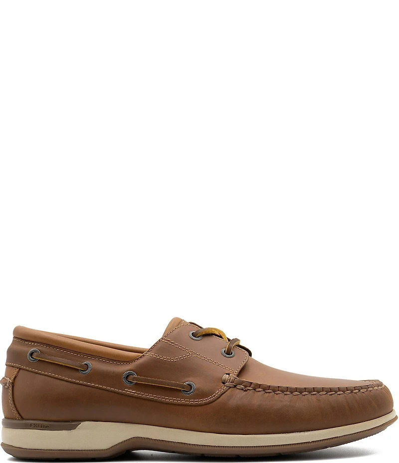 Flag LTD. Men's Delmar Lace Waterproof Leather 2-Eye Boat Shoes