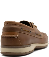 Flag LTD. Men's Delmar Lace Waterproof Leather 2-Eye Boat Shoes