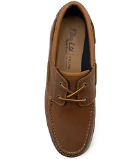 Flag LTD. Men's Delmar Lace Waterproof Leather 2-Eye Boat Shoes