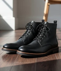 Flag LTD. Men's Garrett Leather Plain Toe Boots