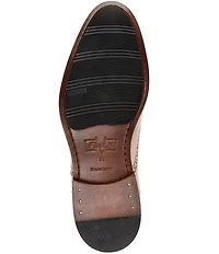 Flag LTD. Men's Harmon Leather Brogue Detail Cap Toe Dress Oxfords