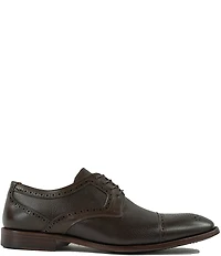 Flag LTD. Men's Harmon Leather Brogue Detail Cap Toe Dress Oxfords