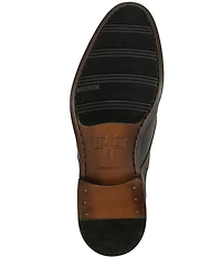 Flag LTD. Men's Harmon Leather Brogue Detail Cap Toe Dress Oxfords