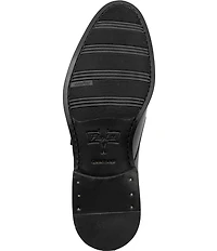 Flag LTD. Men's Harmon Cap Toe Leather Monk Strap Oxfords