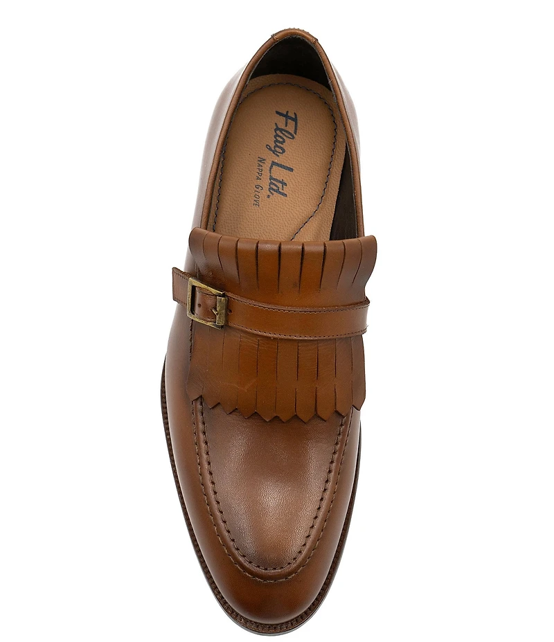 Flag LTD. Men's Harmon Leather Kiltie Buckle Loafers