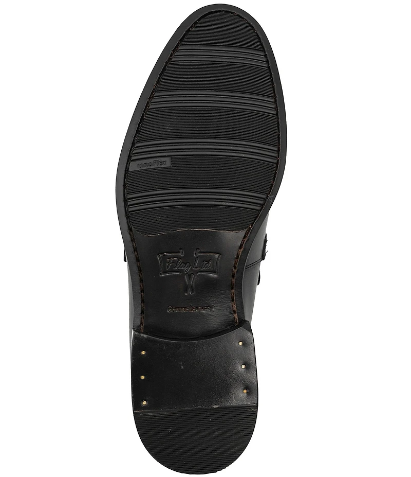 Flag LTD. Men's Harmon Leather Kiltie Buckle Loafers