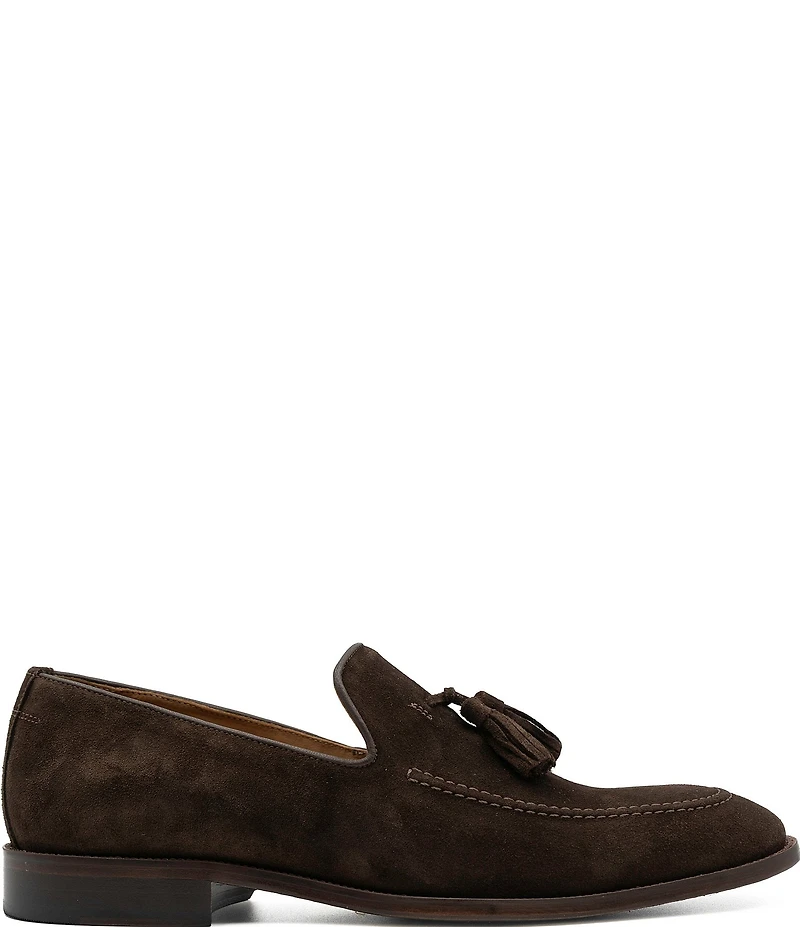 Flag LTD. Men's Harmon Suede Tassel Moc Toe Loafers