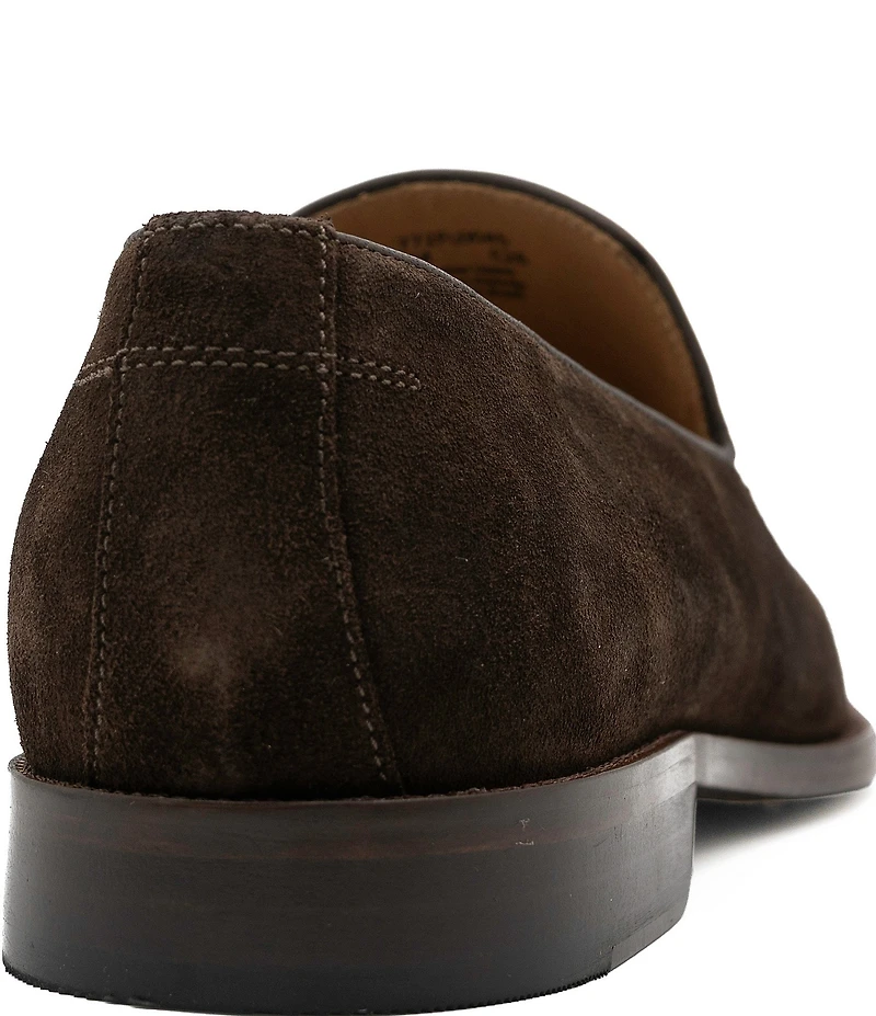 Flag LTD. Men's Harmon Suede Tassel Moc Toe Loafers