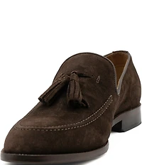 Flag LTD. Men's Harmon Suede Tassel Moc Toe Loafers