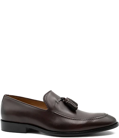 Flag LTD. Men's Harmon Leather Tassel Moc Toe Loafers