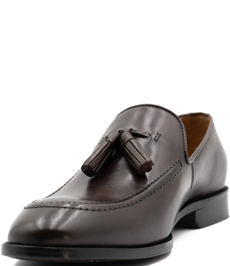 Flag LTD. Men's Harmon Leather Tassel Moc Toe Loafers