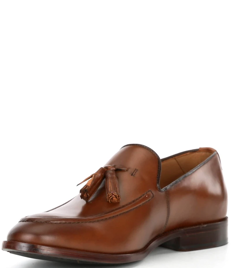 Flag LTD. Men's Harmon Leather Tassel Moc Toe Loafers