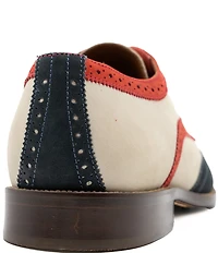 Flag LTD. Men's Kent Leather Patriot Wingtip Brogue Dress Oxfords