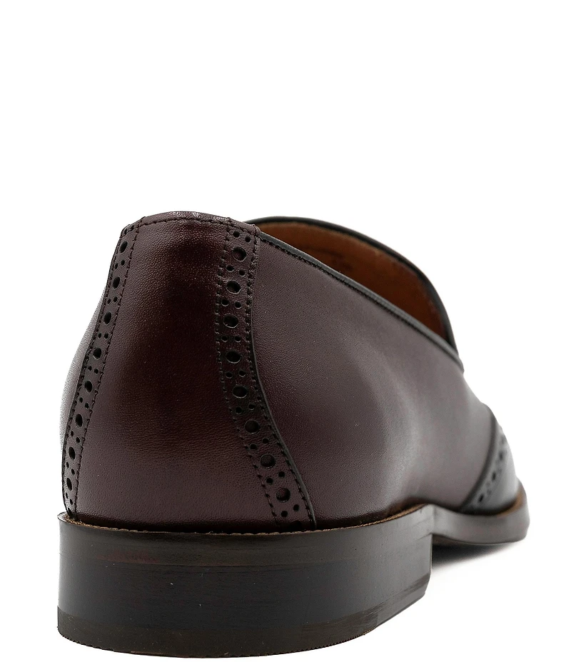 Flag LTD. Men's Kent Leather Wing Tip Tassel Loafers